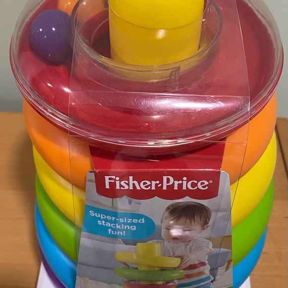Fisher-Price Giant Rock-a-Stack - Multicolor Stacking Toy - Picture 2 of 5